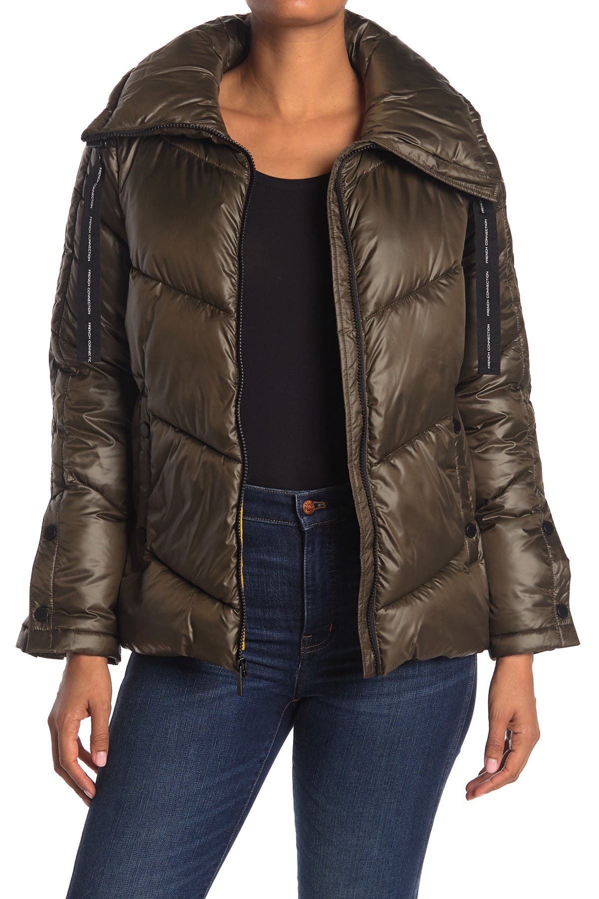 French Connection Quilted Puffer Jacket Nordstrom Rack