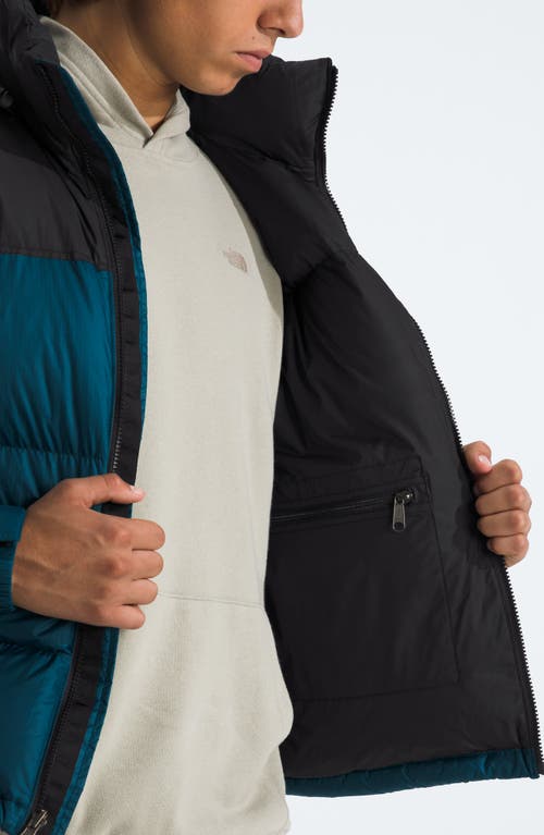 Shop The North Face 1996 Retro Nuptse 700 Fill Power Down Packable Jacket In Midnight Petrol/tnf Black