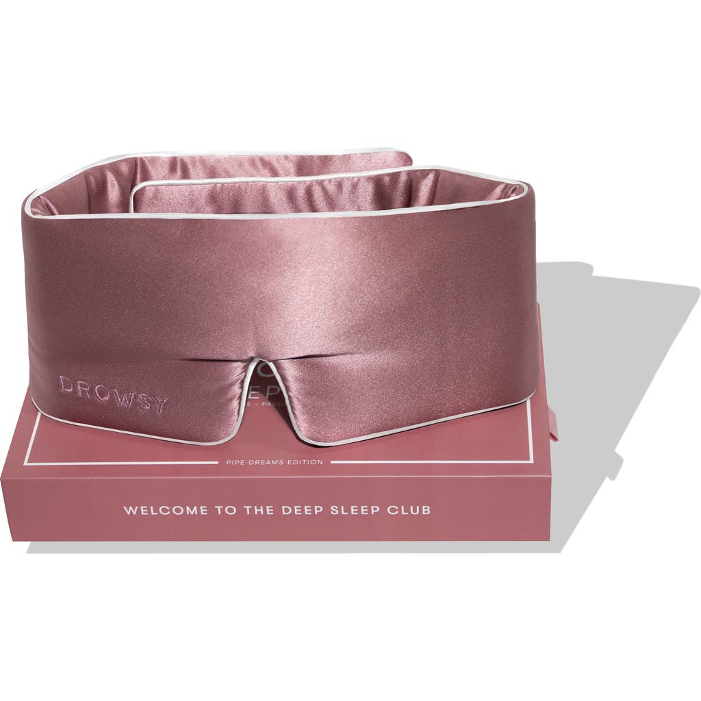 Drowsy Sleep Co . Pipe Dreams Sleep Masks In Damask Rose