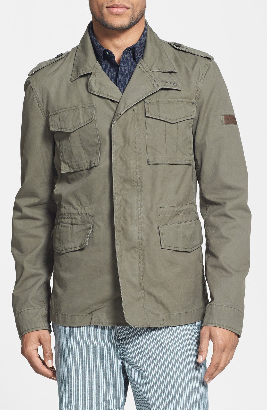 Woolrich 'M43' Waxed Cotton Field Jacket Nordstrom