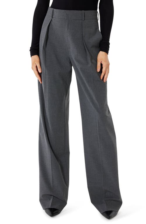 Sophie Rue Classic Wide Leg Trousers H Grey at Nordstrom,