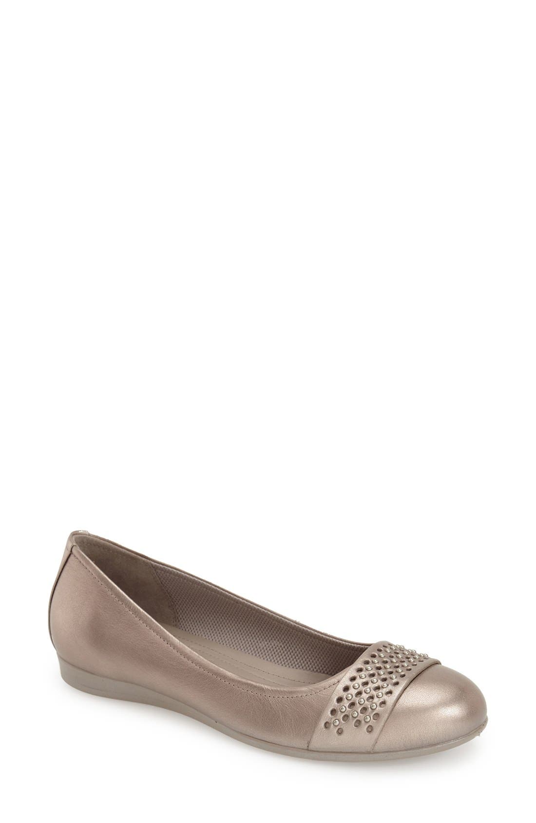 ecco ballerina flats