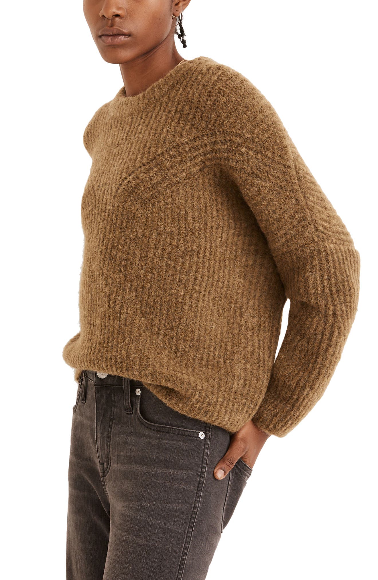 Madewell Belfiore Ribbed Pullover 