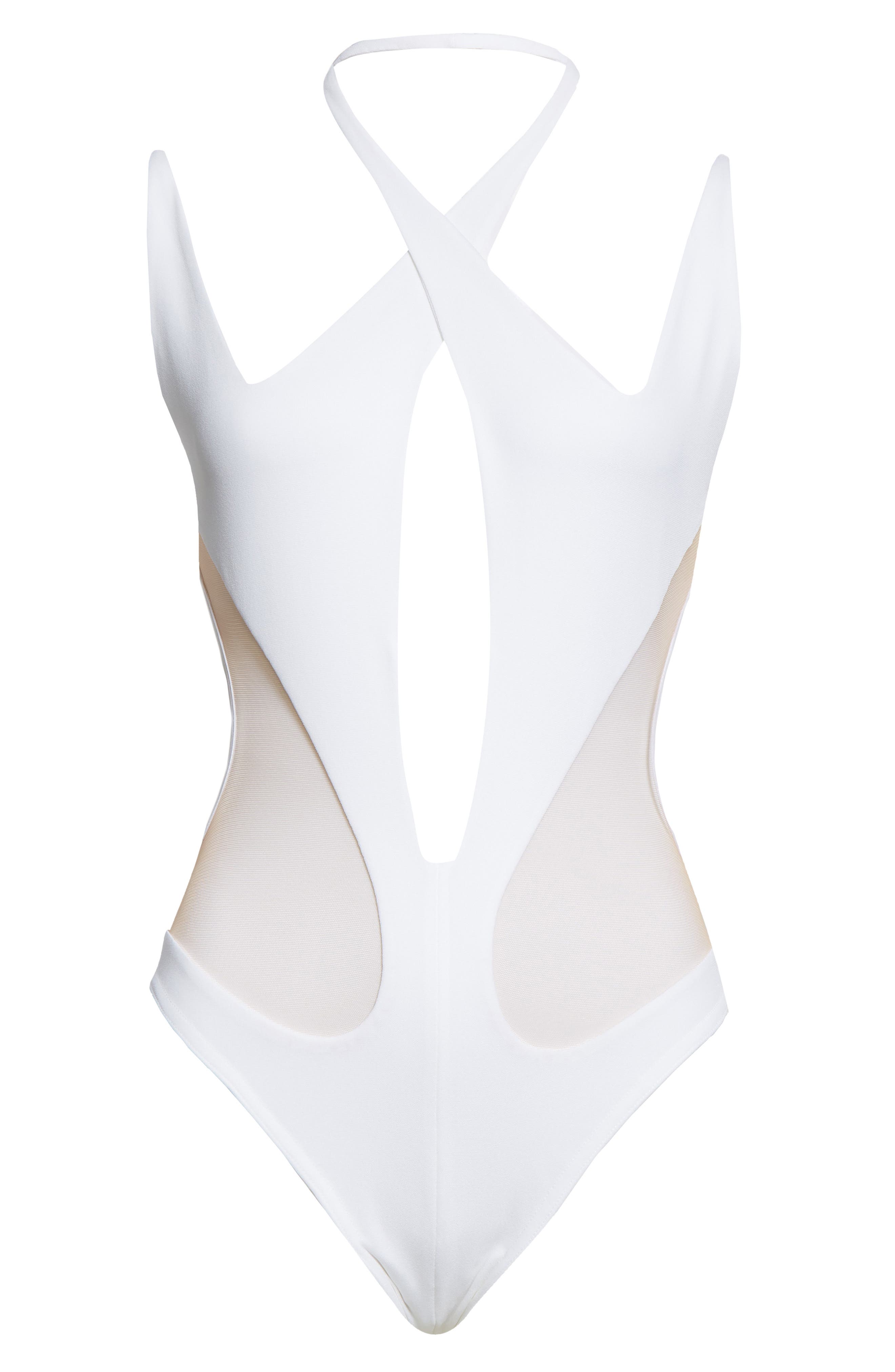 mesh cut out bodysuit