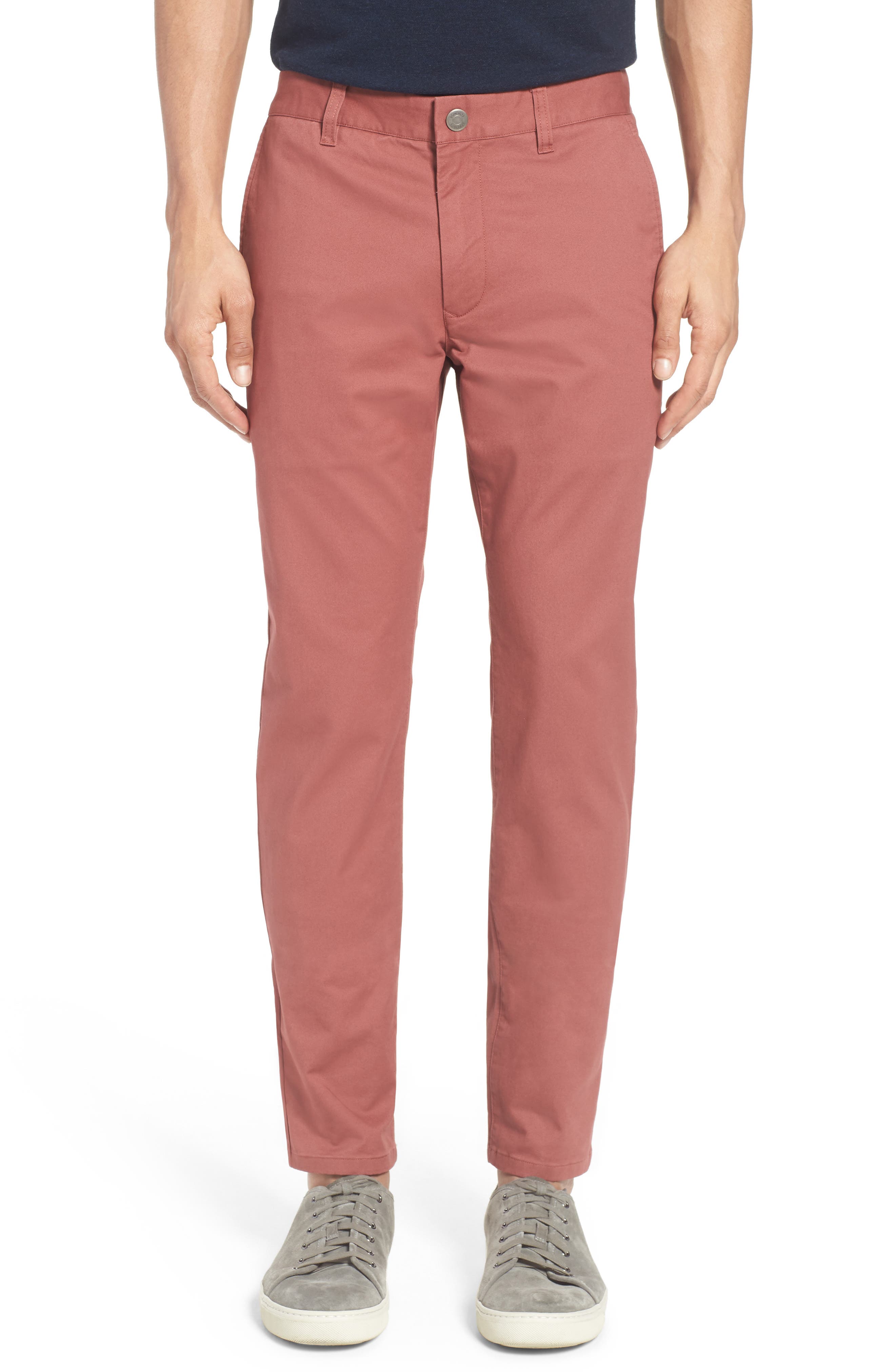 Bonobos Tailored Fit Washed Stretch Cotton Chinos In Fire Roasted
