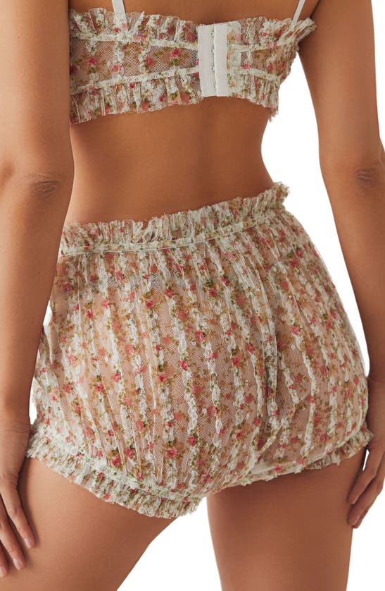 Shop Free People Intimately Fp Gimme Butterflies Boyshorts In Ivory Combo