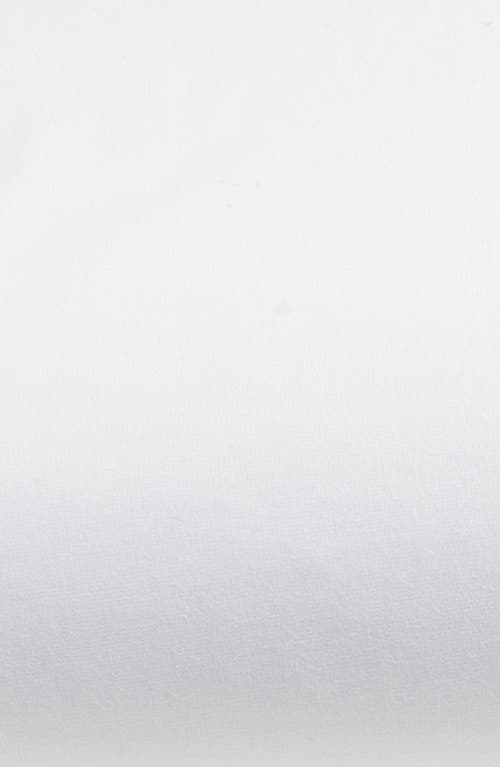 Nordstrom 400 Thread Count Organic Cotton Percale Fitted Sheet In White