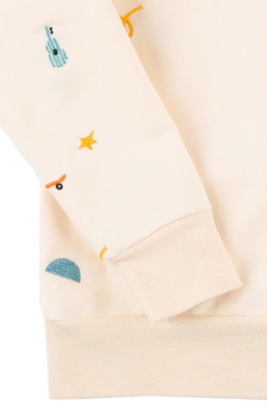 MIKI MIETTE KIDS' IGGY ROCK 'N' ROLL EMBROIDERED SWEATSHIRT