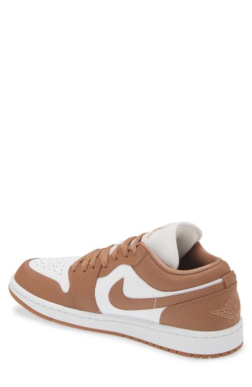 Shop Jordan Air  1 Low Sneaker In Archaeo Brown/brown/white