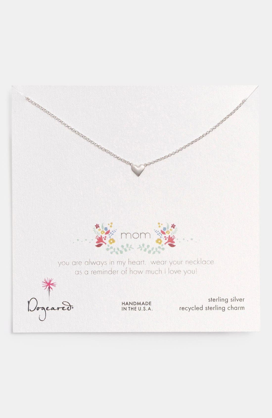 Dogeared 'Reminder Mom' Pendant Necklace Nordstrom