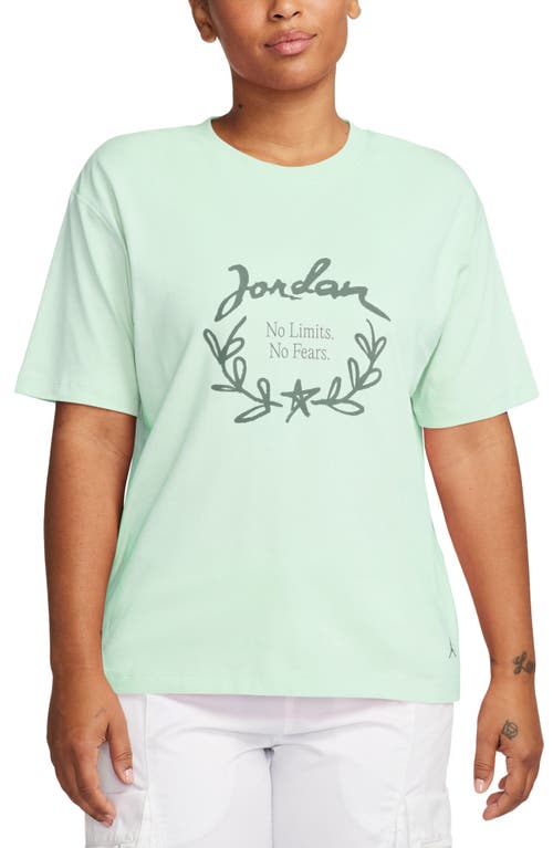 Jordan No Limits Graphic T-shirt In Barely Green/jade Smoke