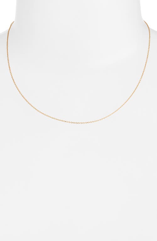 Shop Anzie Cable Chain Necklace In Gold