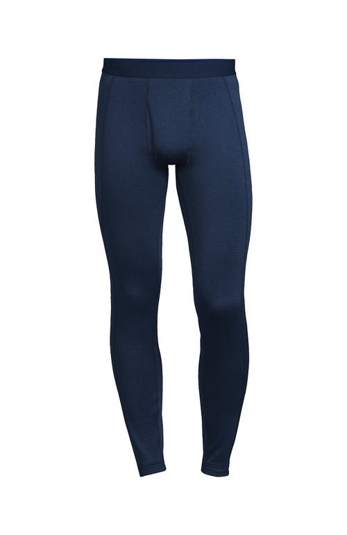 Lands' End Tall Expedition Baselayer Pants In Light Navy