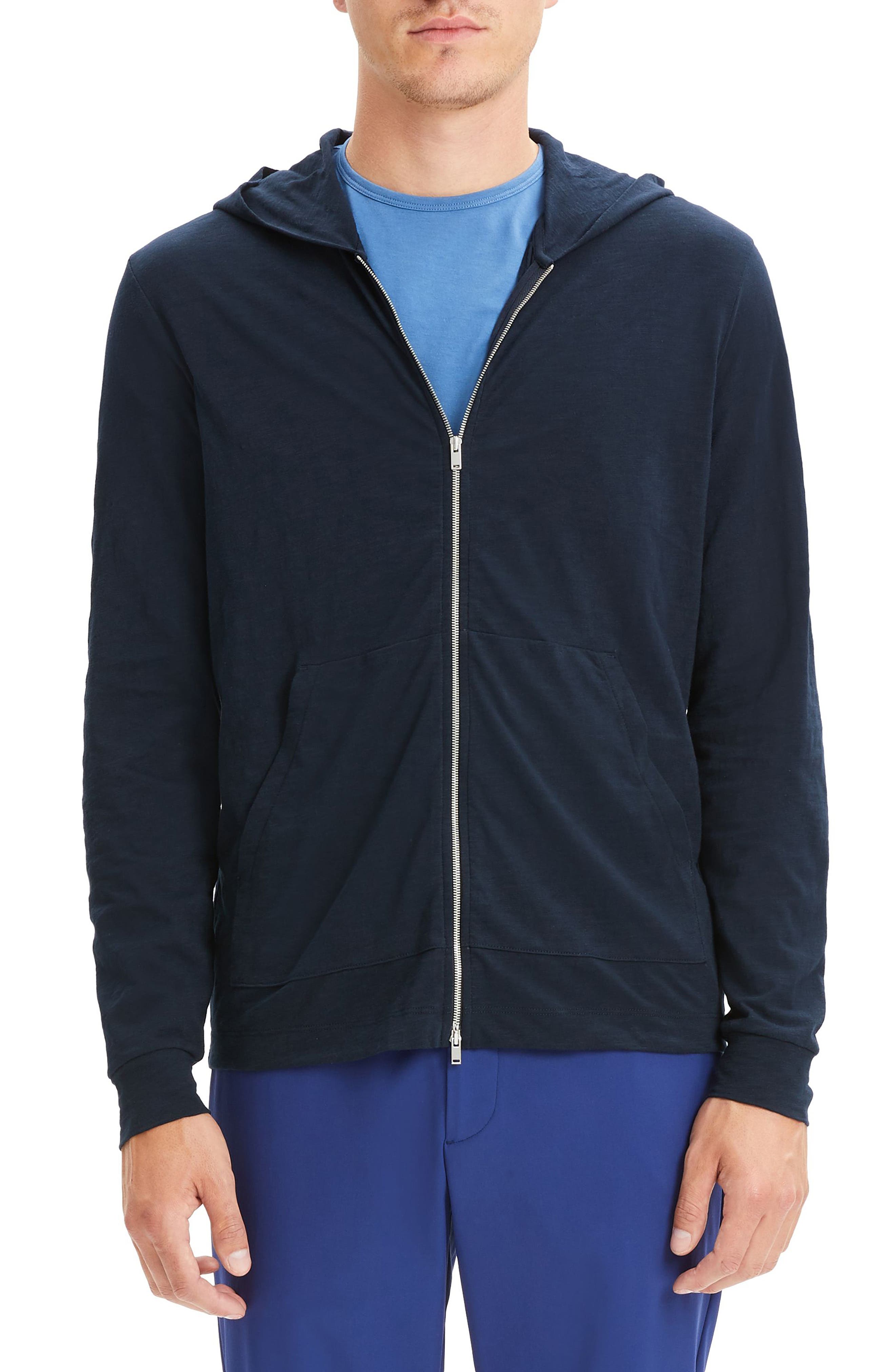 Theory Mens Layer Zip Hoodie