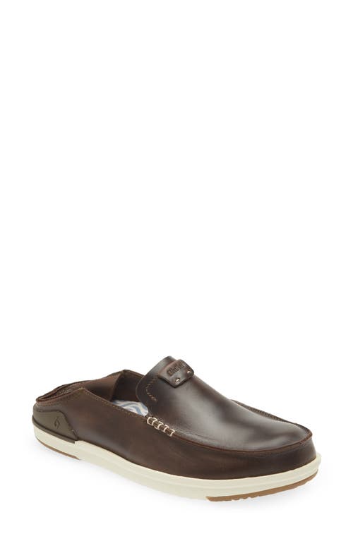 Shop Olukai Kakaha Slip-on In Dark Java/dark Java