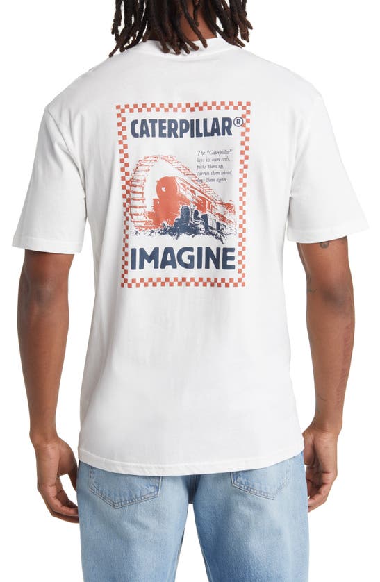 Shop Cat Wwr Imagine Graphic T-shirt In Bone