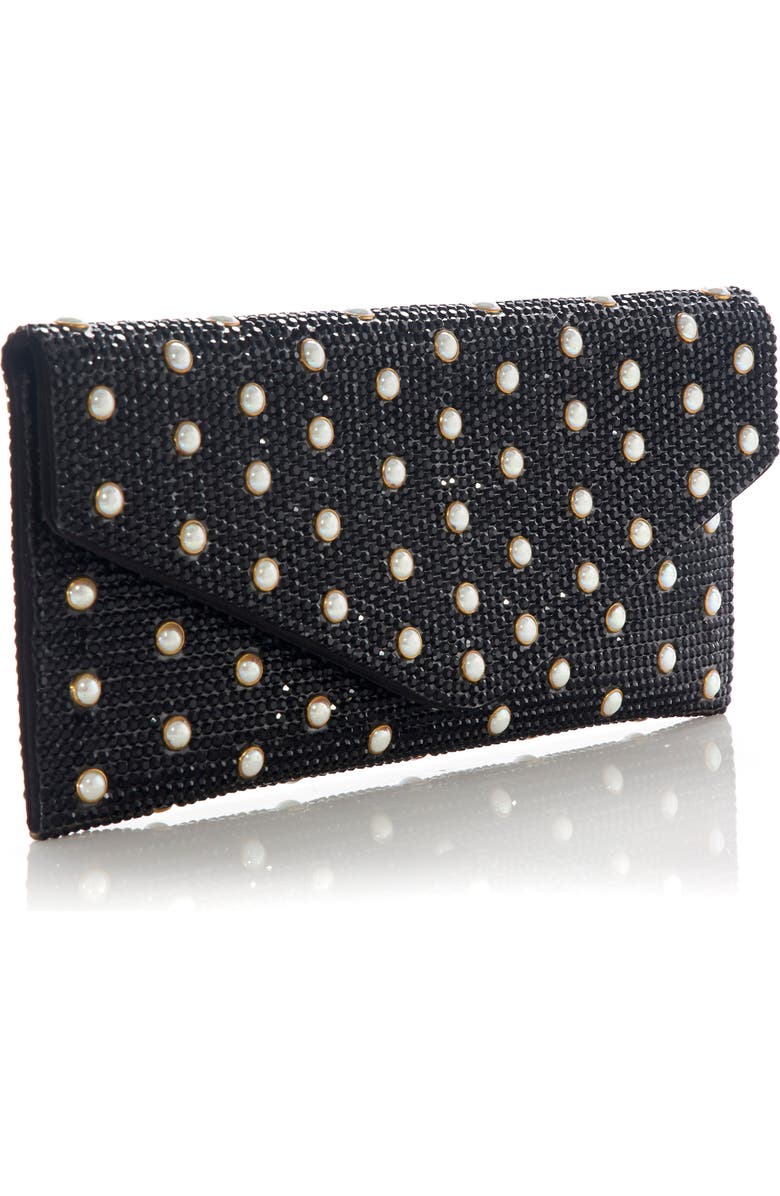 JUDITH LEIBER COUTURE Beaded Envelope Clutch, Alternate, color, 