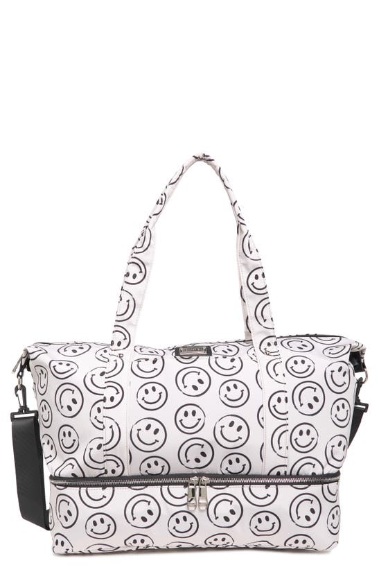 Madden Girl Weekend Duffel Bag In Taupe Multi