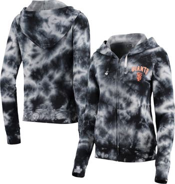 Men's New Era Black San Francisco Giants Team Tie-Dye T-Shirt