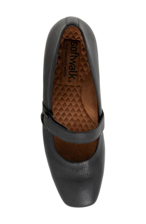 Softwalk ® Valdivia Mary Jane Flat In Black