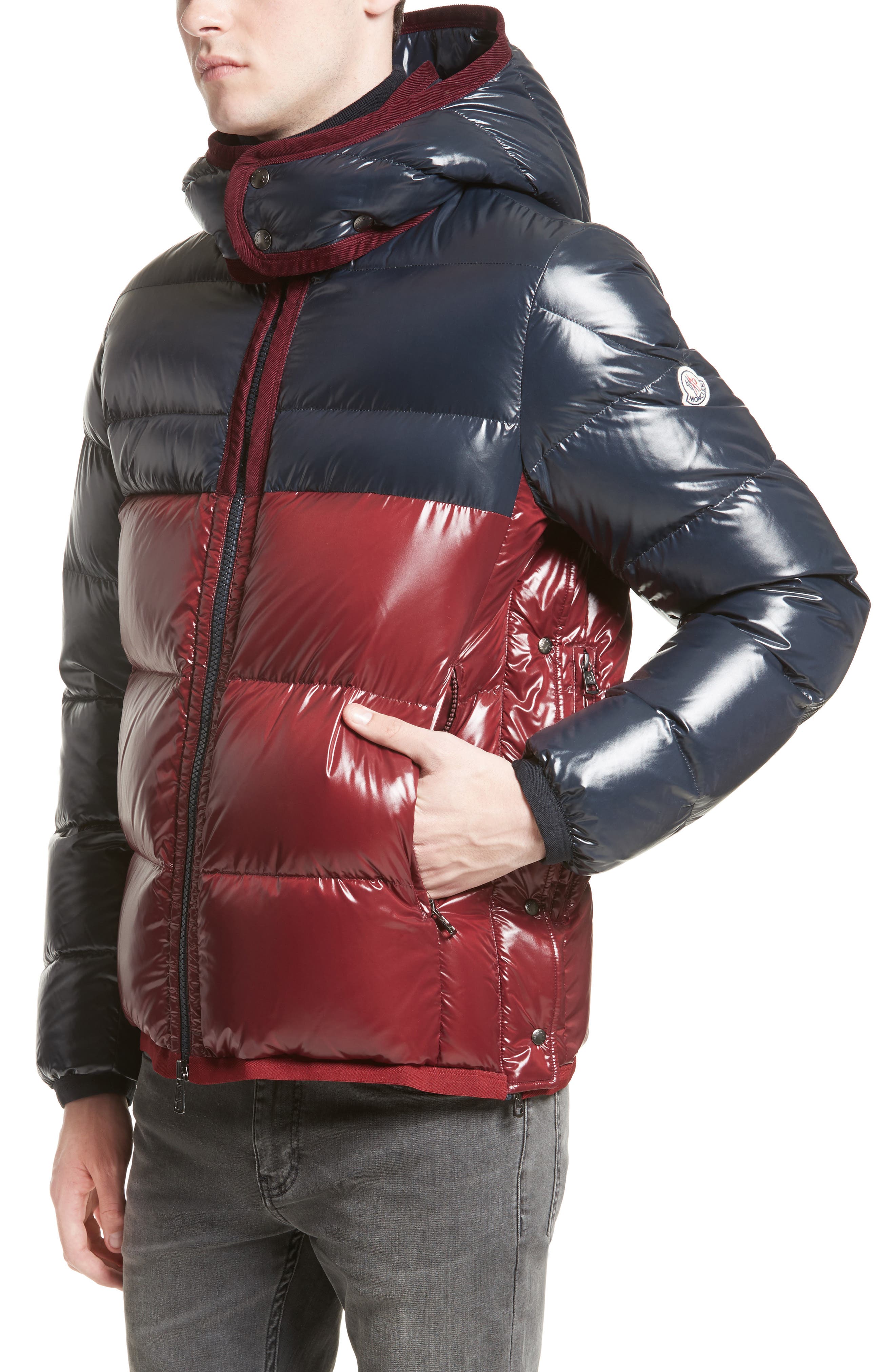 Moncler Harry Two-Tone Lacquered Hooded 
