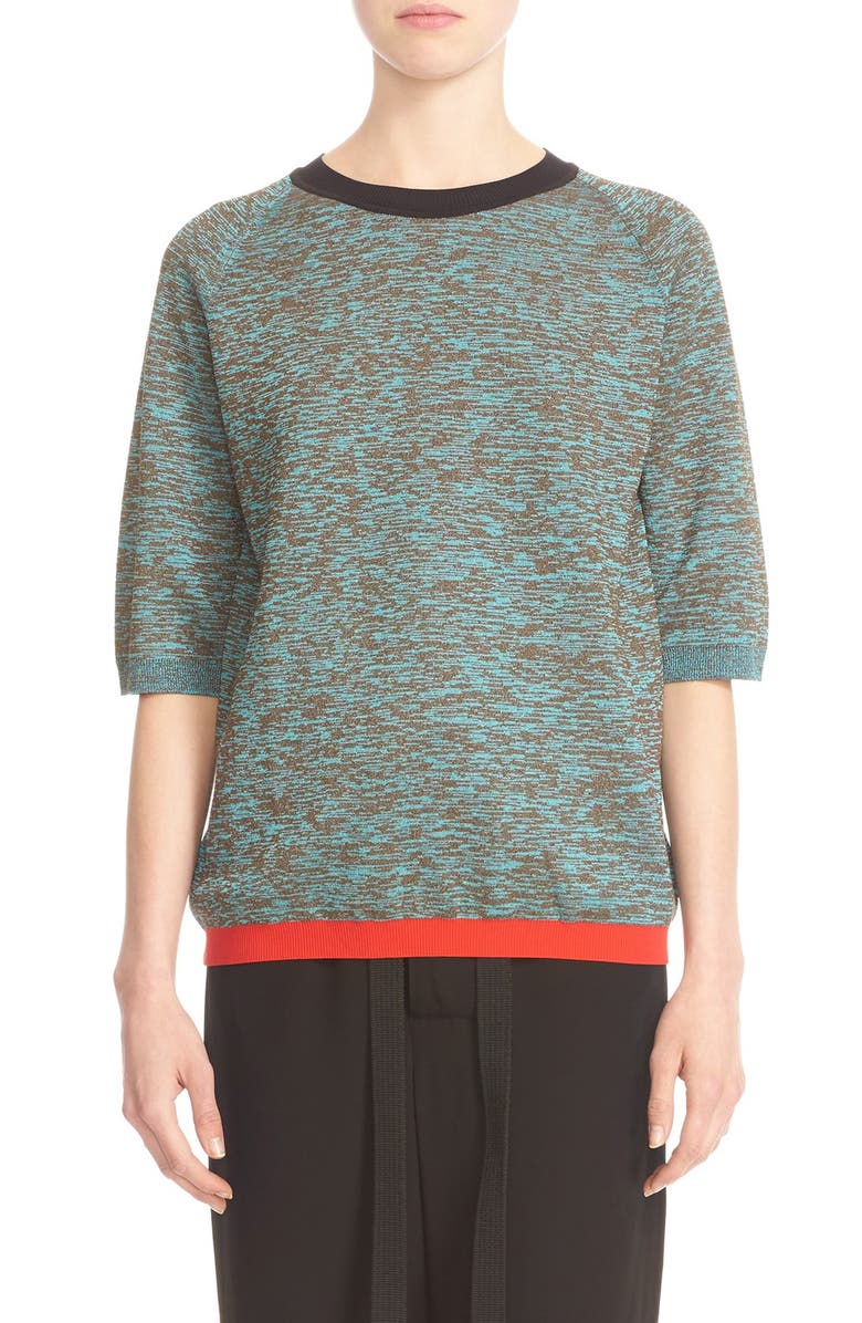 Marni Contrast Trim Wool Blend Sweater | Nordstrom