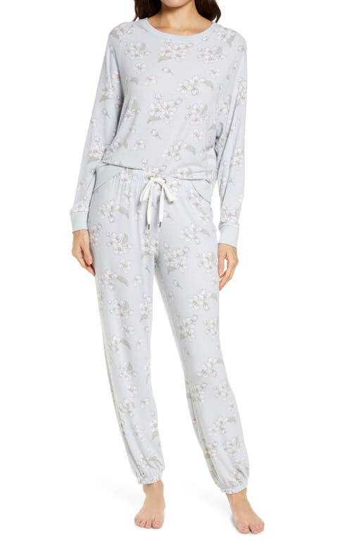 Star Seeker Brushed Jersey Pajamas in Forever Floral