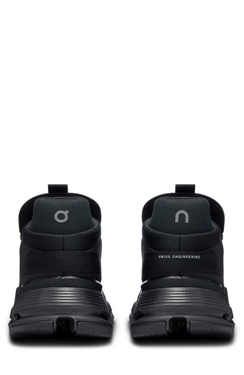 On Cloudnova 2 Training Sneaker In All Black