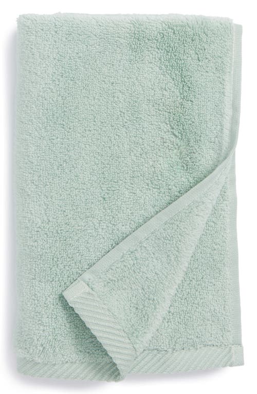 Matouk Milagro Fingertip Towel in Aqua at Nordstrom