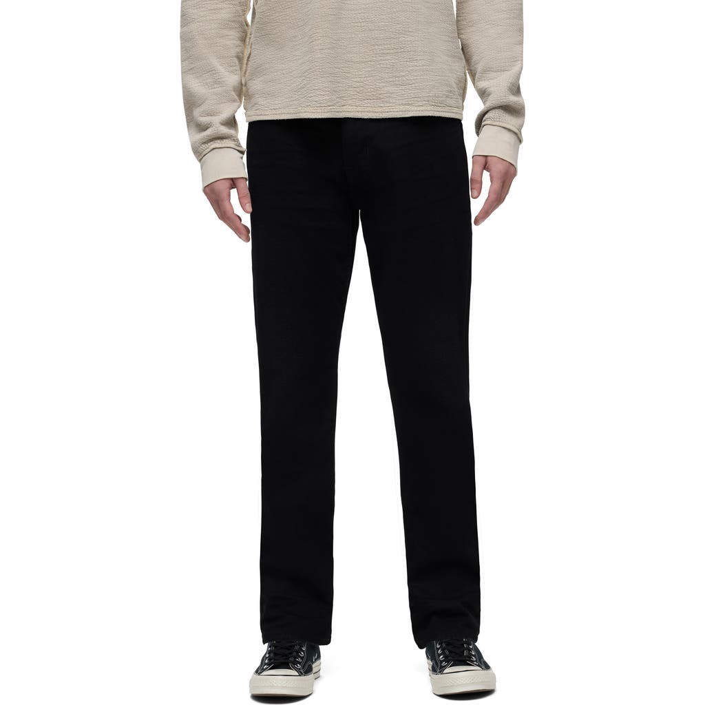 Hudson Jeans Byron Straight Leg Jeans In Black Ridge