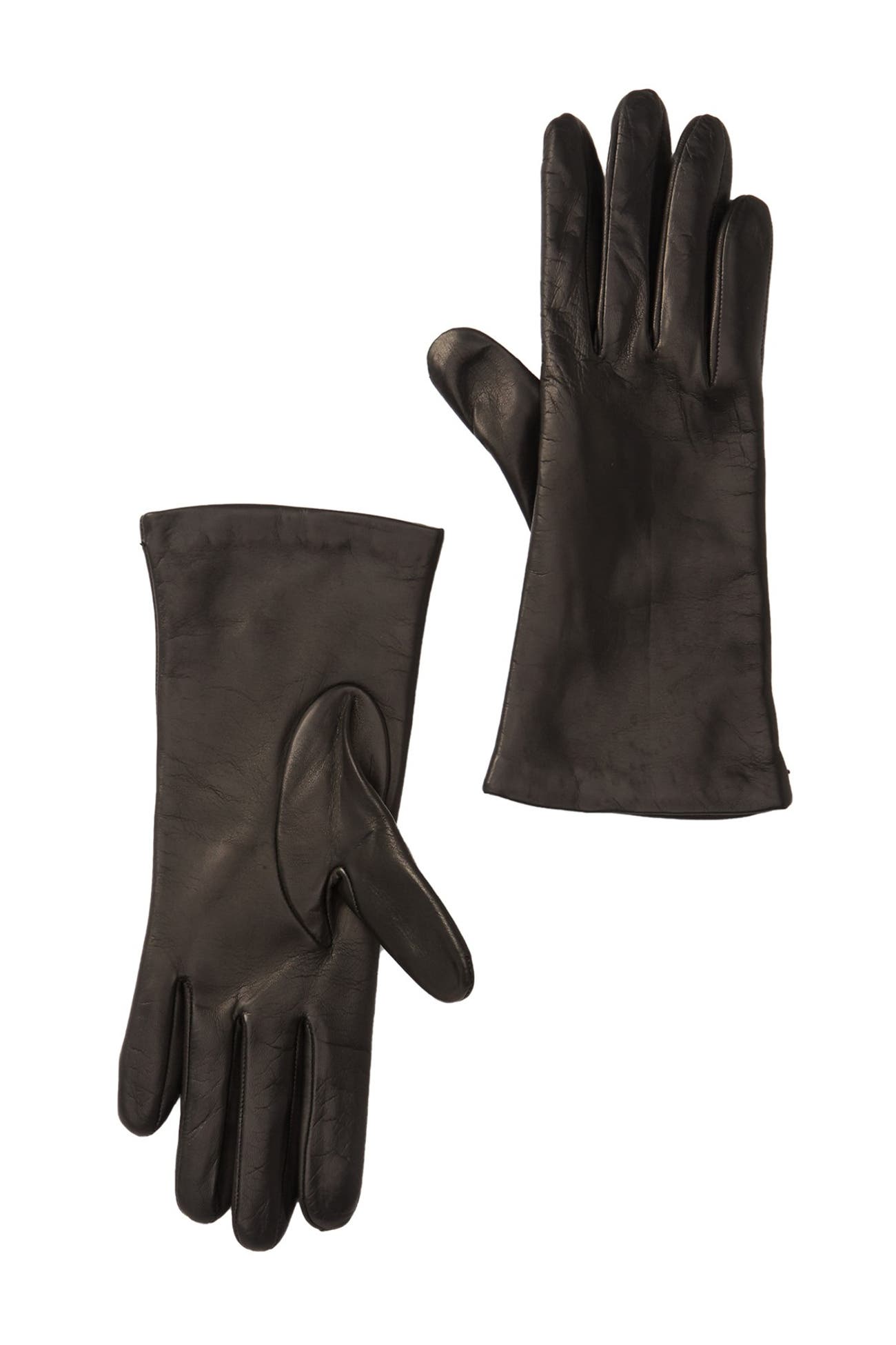 Portolano Cashmere Lined Leather Gloves Nordstrom Rack