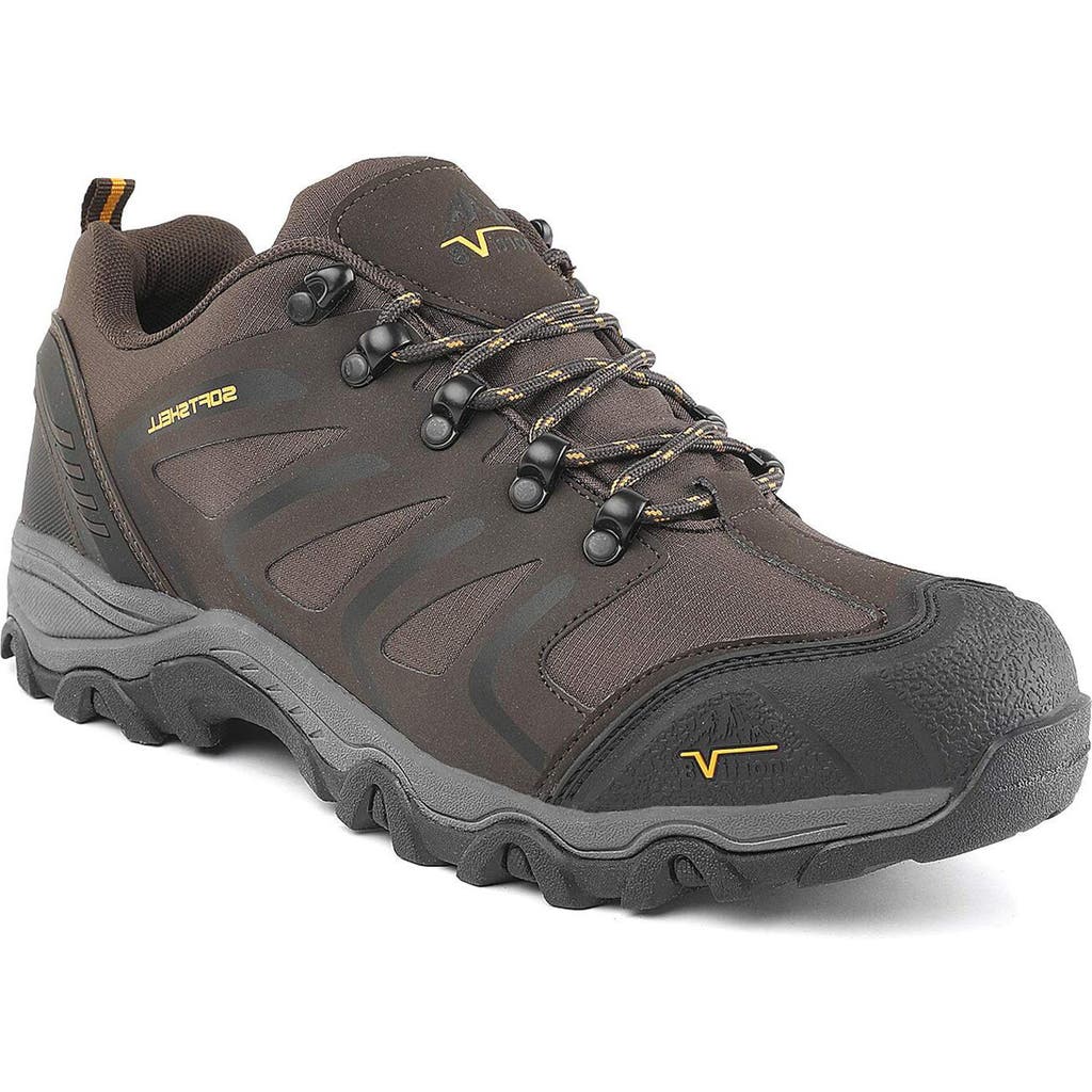 Nortiv8 Waterproof Hiking Sneaker In Brown/black/tan