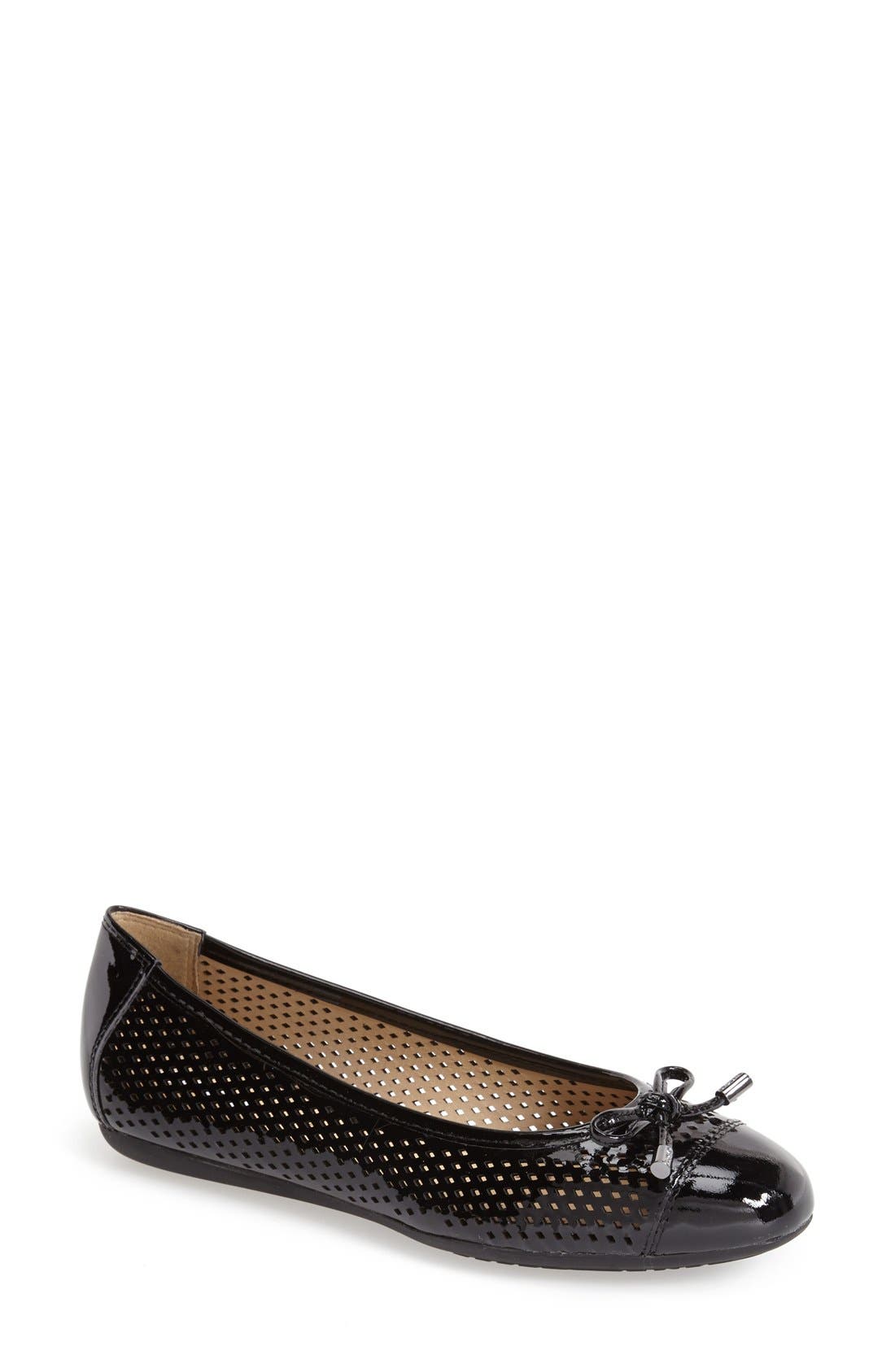 Geox 'Lola 94' Perforated Ballet Flat 