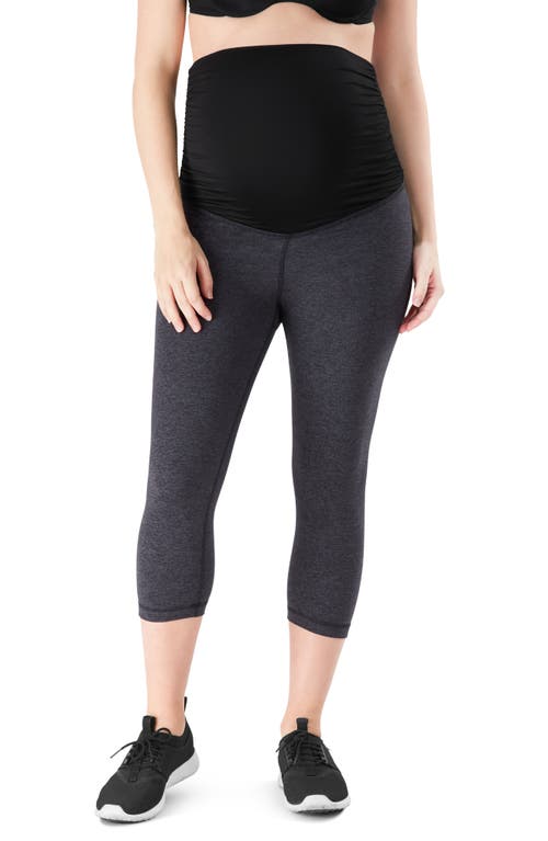 belly bandit ActiveSupport® Essential Capri Maternity Leggings in Charcoal
