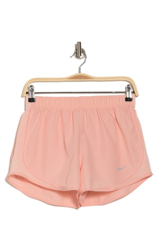 Nike Dri-fit Tempo Running Shorts In Arctic Orange/ Wolf Grey