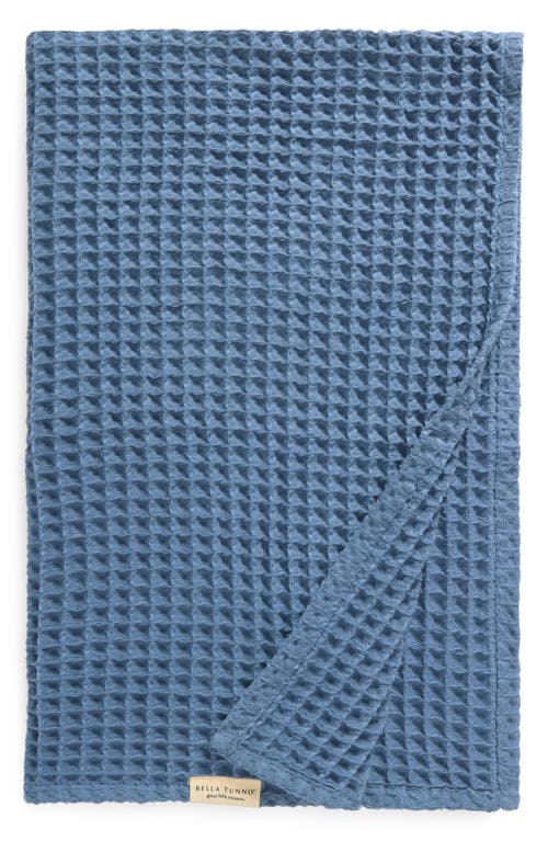 Bella Tunno Cotton Waffle Baby Blanket in Rain 