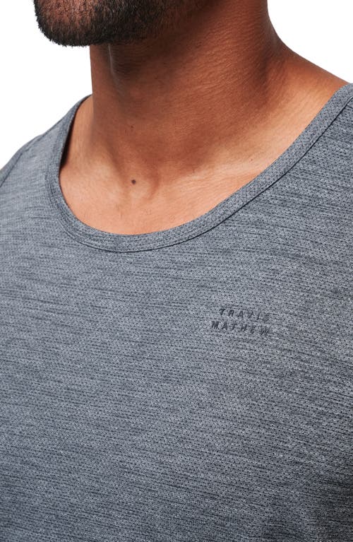 Travismathew Heater Pro Tank Top In Heather Grey