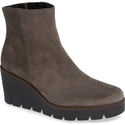 Gabor Friendly Wedge Bootie, Grey