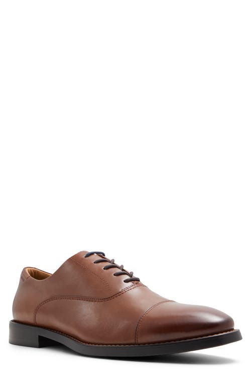 Leather Oxford in Cognac