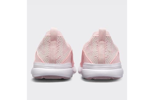 Apl Athletic Propulsion Labs Apl Youth's Techloom Bliss Slip-ons In Bleached Pink/ivory/white