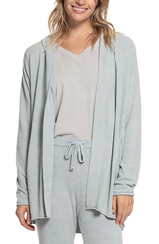 Barefoot Dreams Cozychic Ultra Lite™ Hooded Cardigan In Blue Water