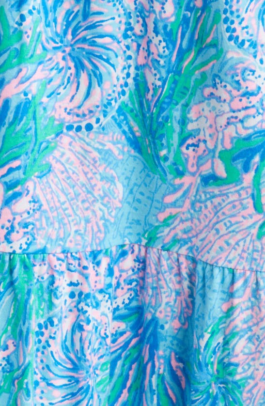 Shop Lilly Pulitzer Malone Sleeveless Tiered Cotton Maxi Dress In Las Olas Aqua Strong Sea
