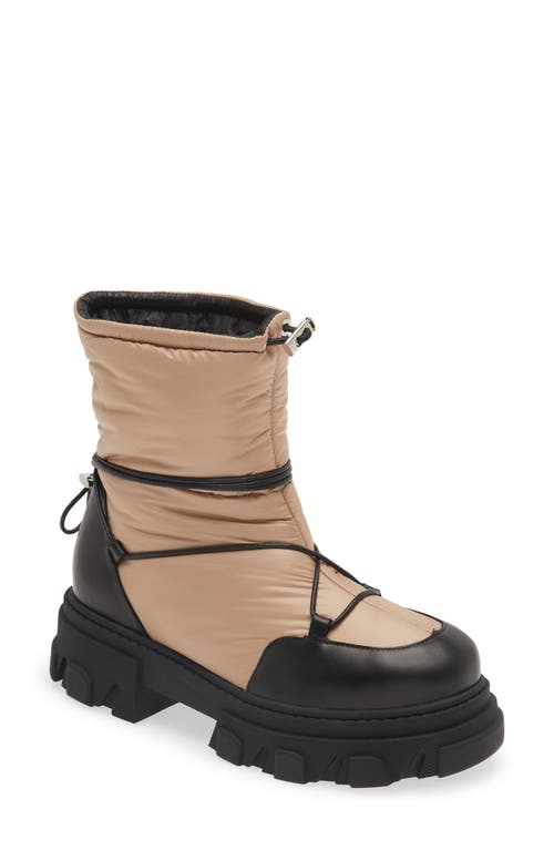 JR Water Resistant Lug Sole Bootie in Taupe