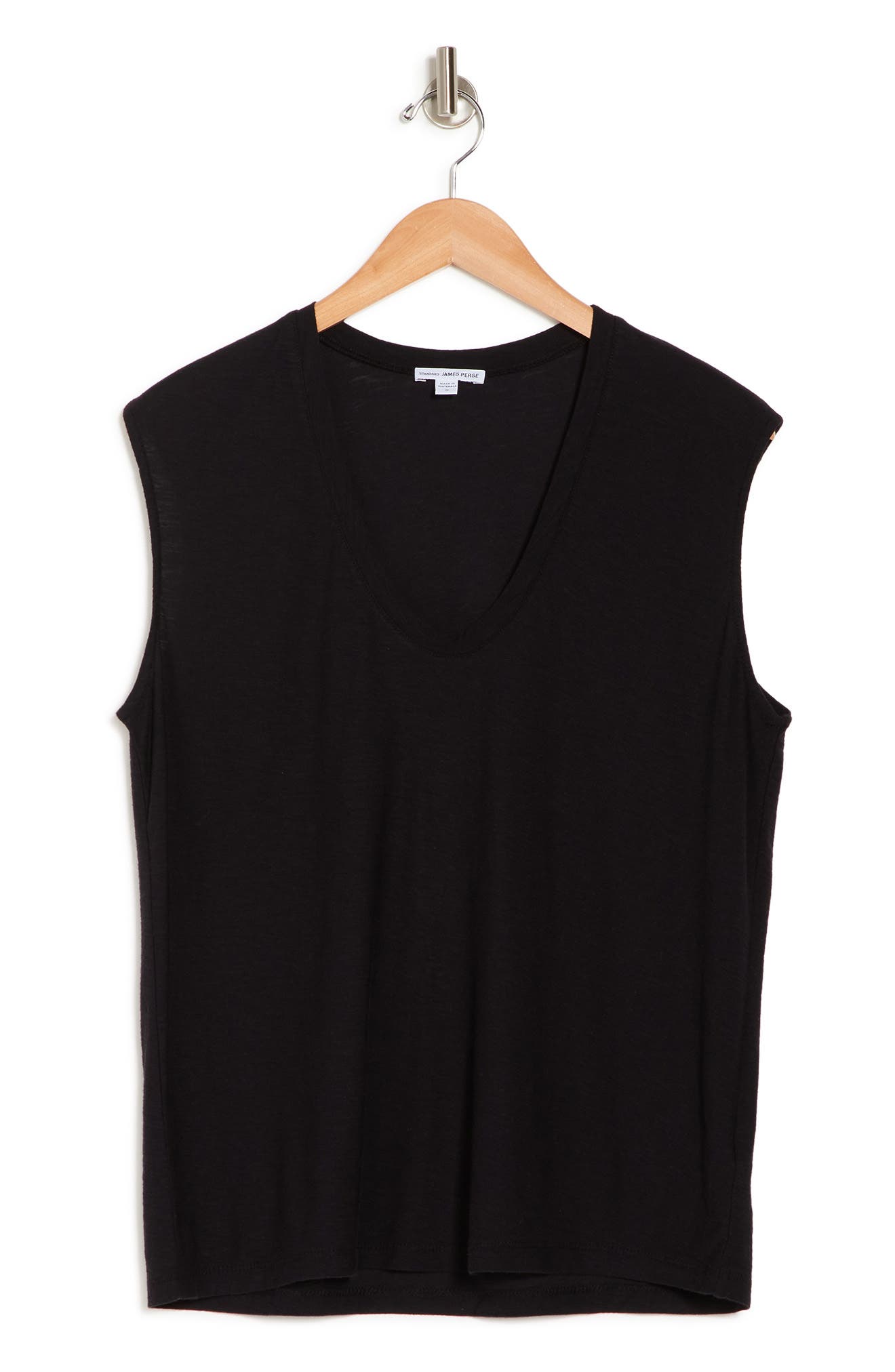 JAMES PERSE JAMES PERSE SHEER SCOOP NECK TANK TOP,194985488950