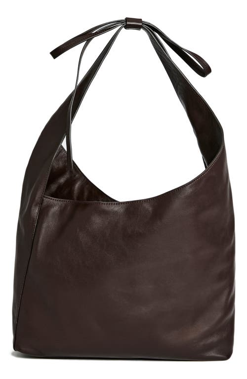 Shop Reformation Medium Vittoria Leather Tote In Tobacco Leather