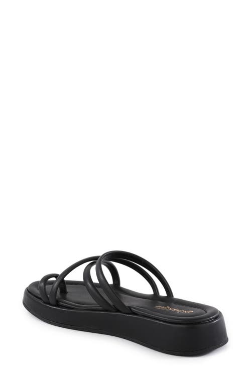 Shop Seychelles Rule The World Platform Wedge Slide Sandal In Black