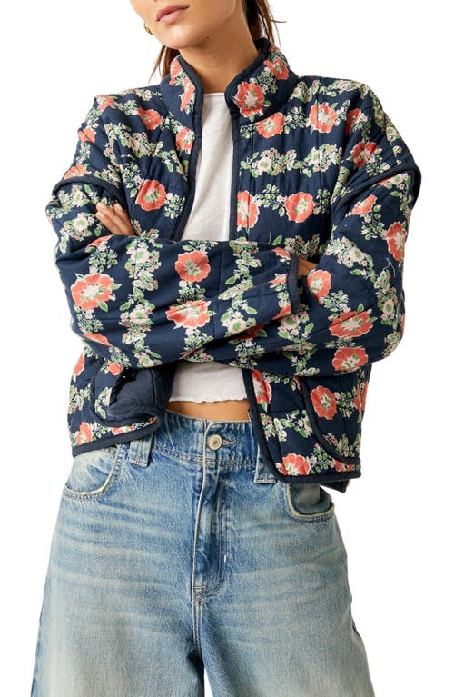 Free People Chloe Floral Print Jacket Combo at Nordstrom,