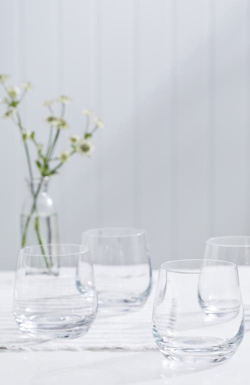 The White Company Belgravia Set of 4 Tumblers in Clear