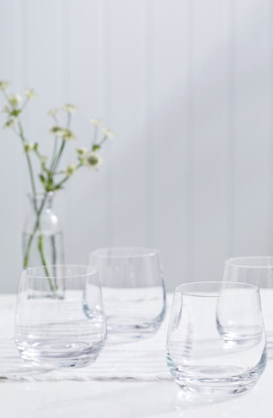 THE WHITE COMPANY BELGRAVIA SET OF 4 TUMBLERS,GLHBNNCA
