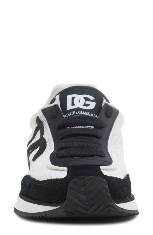 Dolce & Gabbana Dolce&gabbana Dg Cushion Sneaker In Bianco/ Nero